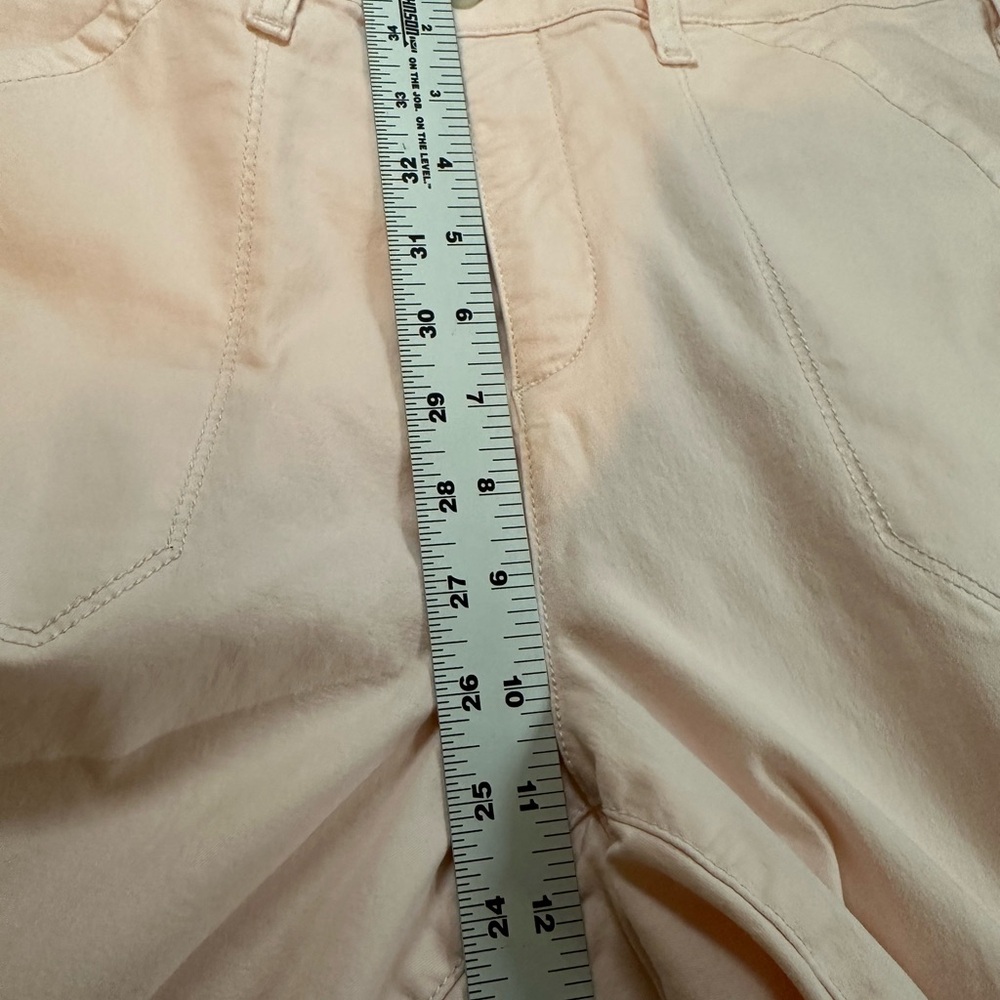 NYDJ Utility Crop Twill Pants With Cuffs - Lt Pink Size 14 LiftTuck Technology - Picture 10 of 12